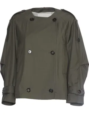 Max Mara Dames, Jassen, Groen, Maat: S Katoen