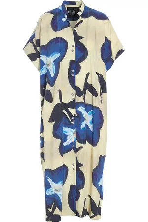 Bitte Kai Rand Dames, Jurken, Blauw, Maat: M Viscose