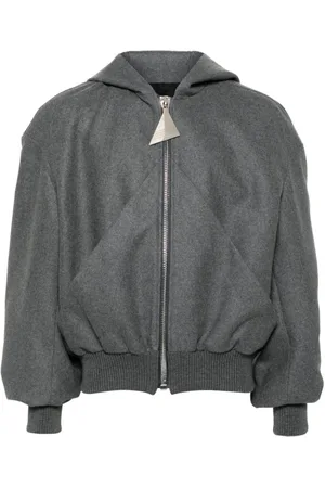 The Attico Dames, Sweatshirts & Hoodies, Grijs, Maat: S Katoen