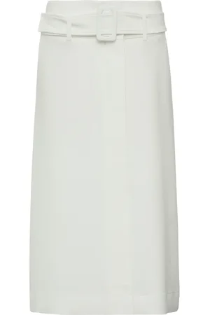 Comma, Dames, Rokken, Wit, Maat: XL Viscose