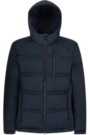 Geox Heren, Jassen, Blauw, Maat: 2XL Poliester