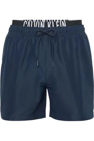 Calvin Klein Heren, Badkleding, Blauw, Maat: M Poliester