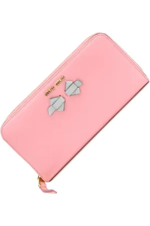 Miu Miu Dames, Pre-owned, Roze, Maat: ONE Size Leer