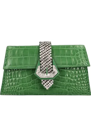GEDEBE Dames, Tassen, Groen, Maat: ONE Size Leer