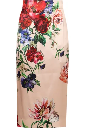 Dolce & Gabbana Dames, Rokken, Veelkleurig, Maat: M Satijn
