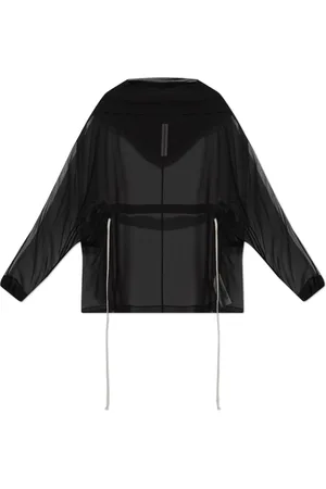 Rick Owens Heren, Sweatshirts & Hoodies, Zwart, Maat: M Zijde