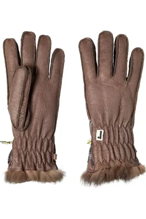 Restelli Guanti Unisex, Accessoires, Bruin, Maat: 10 IN