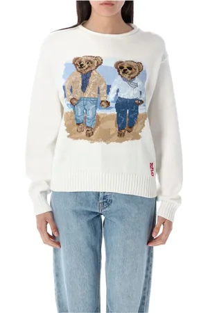 Ralph Lauren Dames, Truien, Wit, Maat: S Katoen