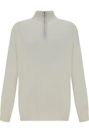 Brunello Cucinelli Heren, Truien, Wit, Maat: 3XL Kasjmier