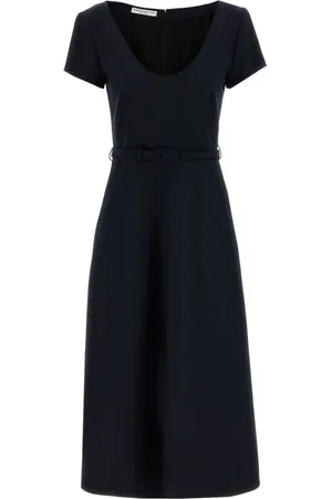 Alessandra Rich Dames, Jurken, Blauw, Maat: L Wol