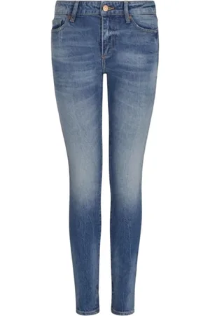 Armani Exchange Dames, Jeans, Blauw, Maat: W27 Katoen