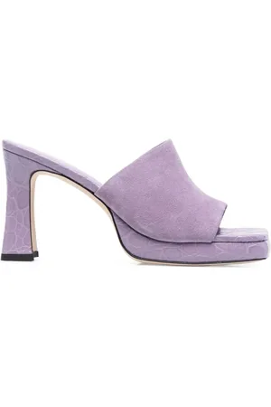 By Far Dames, Schoenen, Paars, Maat: 35 EU Suède