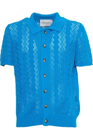 AMARANTO Amaránto, Heren, Truien, Blauw, Maat: M