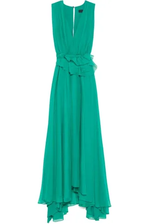 Liu Jo Dames, Jurken, Groen, Maat: XS Viscose