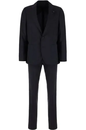 LARDINI Heren, Pakken, Blauw, Maat: M