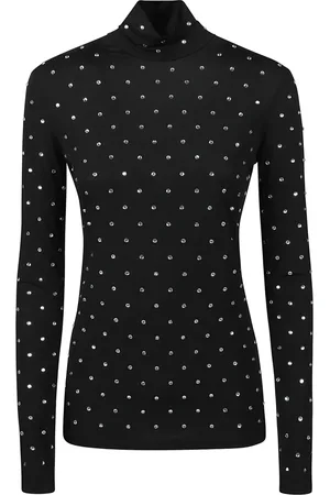 Paco rabanne Dames, Tops, Zwart, Maat: XS