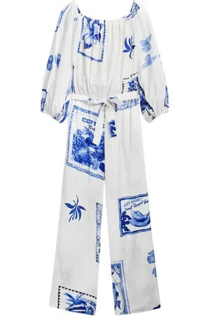 Desigual Dames, Jumpsuits & Playsuits, Wit, Maat: XL Viscose