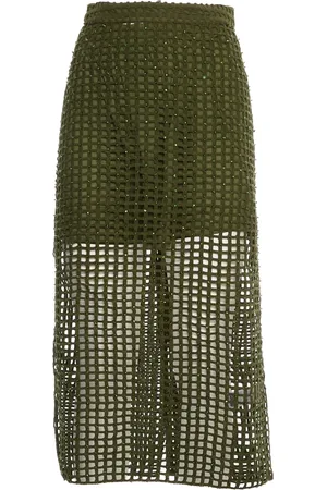 Essentiel Antwerp Dames, Rokken, Groen, Maat: S Poliester