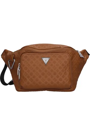Guess Heren, Tassen, Bruin, Maat: ONE Size Leer