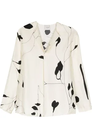 ALYSI Dames, Blouses & Shirts, Wit, Maat: M
