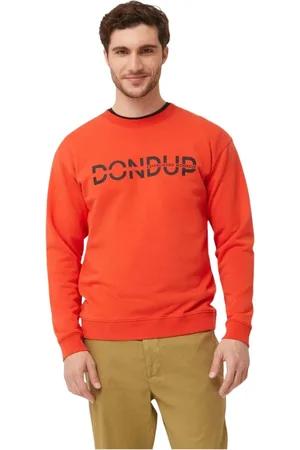 Dondup Heren, Sweatshirts & Hoodies, Oranje, Maat: XL