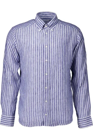 Eton Heren, Overhemden, Blauw, Maat: 2XL