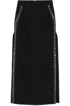Paco rabanne Dames, Rokken, Zwart, Maat: M