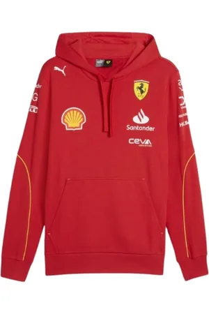 PUMA Heren, Sweatshirts & Hoodies, Rood, Maat: L