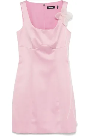 ROTATE Dames, Jurken, Roze, Maat: 3XS Satijn