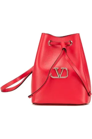 VALENTINO Dames, Pre-owned, Rood, Maat: ONE Size Leer