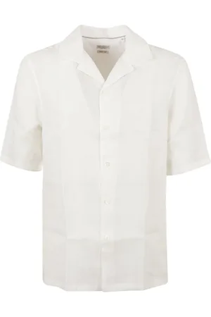 Brunello Cucinelli Heren, Overhemden, Wit, Maat: XL Linnen