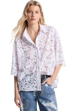 Michael Kors Dames, Blouses & Shirts, Wit, Maat: XS Poliester