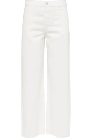 By Malene Birger Dames, Broeken, Wit, Maat: W25 Denim