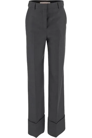 VALENTINO Dames, Broeken, Grijs, Maat: XS