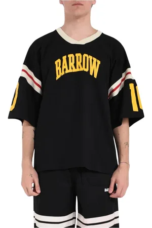 BARROW Heren, Tops, Zwart, Maat: L Katoen