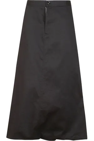 YOHJI YAMAMOTO Dames, Rokken, Zwart, Maat: M Katoen
