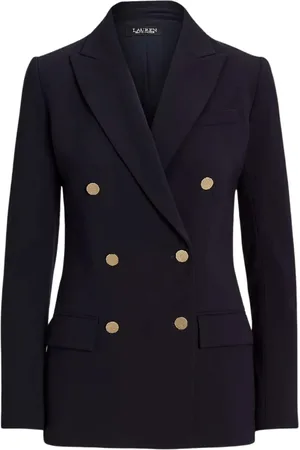 Ralph Lauren Dames, Jassen, Blauw, Maat: 2XS Wol