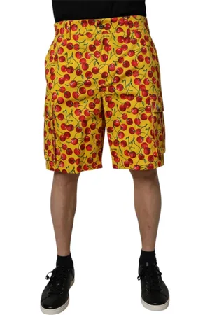 Dolce & Gabbana Heren, Korte broeken, Geel, Maat: M Katoen