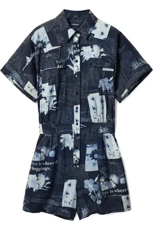 Desigual Dames, Jumpsuits & Playsuits, Veelkleurig, Maat: S Viscose