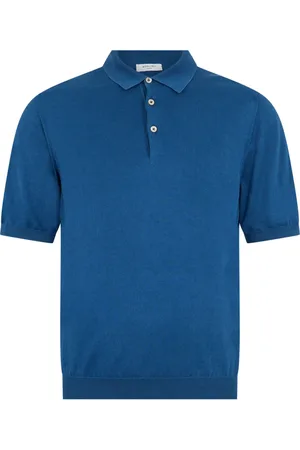 Boglioli Heren, Tops, Blauw, Maat: L Katoen