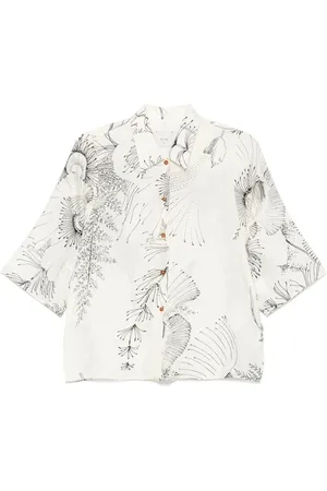 ALYSI Dames, Blouses & Shirts, Wit, Maat: M
