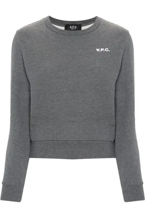 A.P.C. Dames, Sweatshirts & Hoodies, Grijs, Maat: L