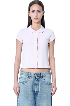 Alexander Wang Dames, Blouses & Shirts, Roze, Maat: XS Katoen