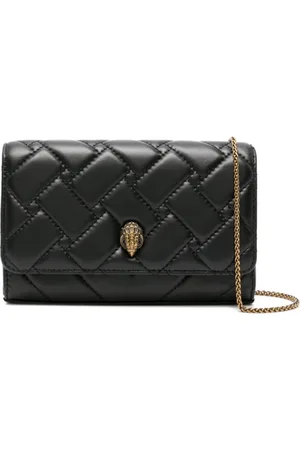 Kurt Geiger Dames, Tassen, Zwart, Maat: ONE Size Leer