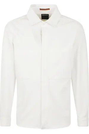 Ermenegildo Zegna Heren, Overhemden, Wit, Maat: 2XL Katoen