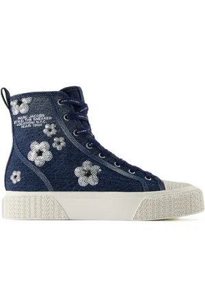 Marc Jacobs Dames, Schoenen, Blauw, Maat: 36 EU Katoen