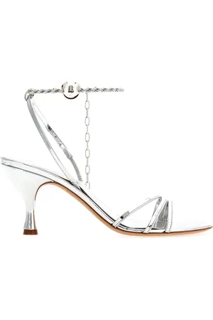 Salvatore Ferragamo Dames, Schoenen, Grijs, Maat: 35 1/2 EU