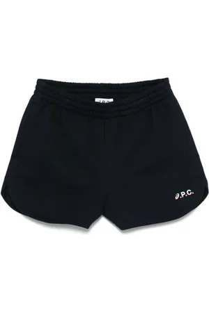 A.P.C. Dames, Korte broeken, Blauw, Maat: L Poliester