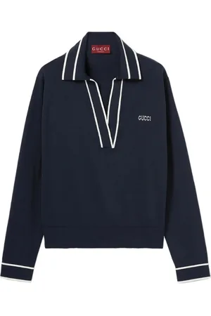Gucci Dames, Tops, Blauw, Maat: S