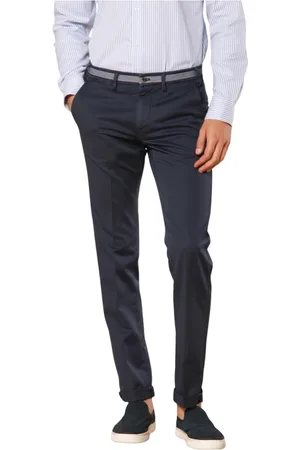 Masons Heren, Broeken, Blauw, Maat: XL Katoen